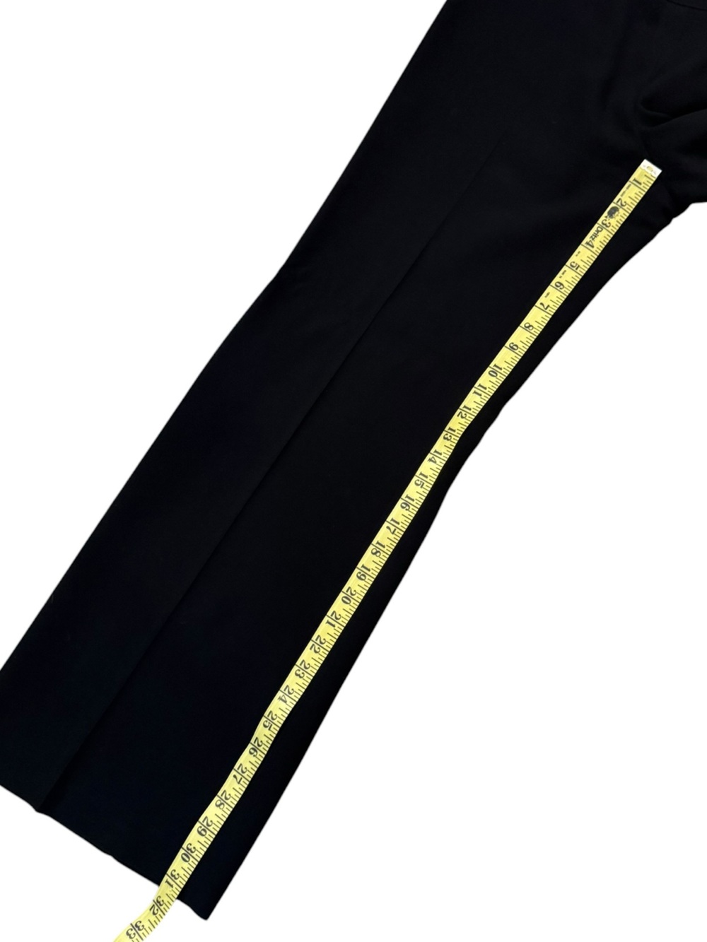 Ann Taylor Wide Leg High Rise Lined Dress Pants Black Professional Triacetate 8 - Picture 13 of 14